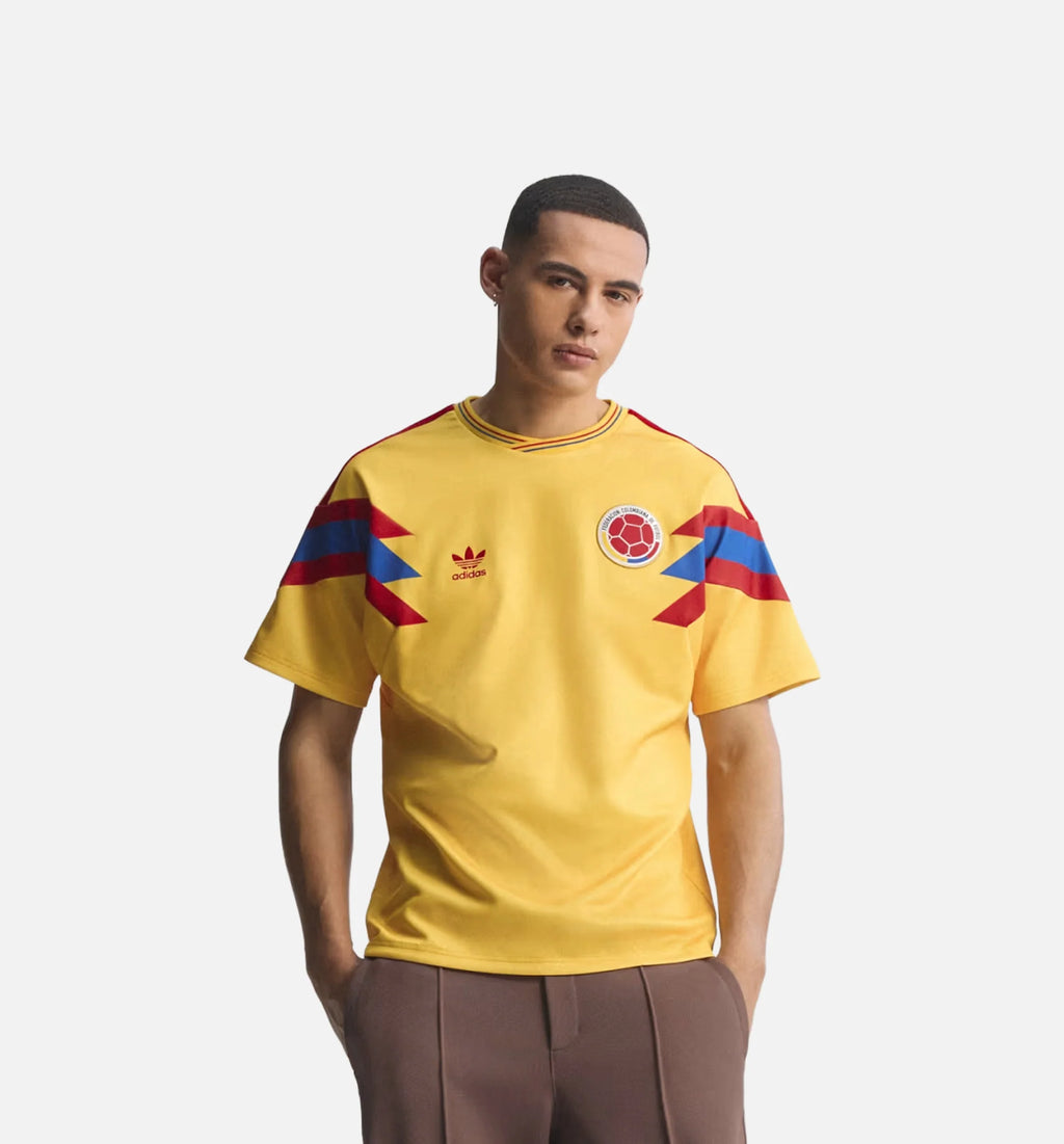 Colombia Away 1990 Mens Jersey Bold Gold