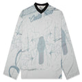 Outta Time Moto Jersey Grey Blue
