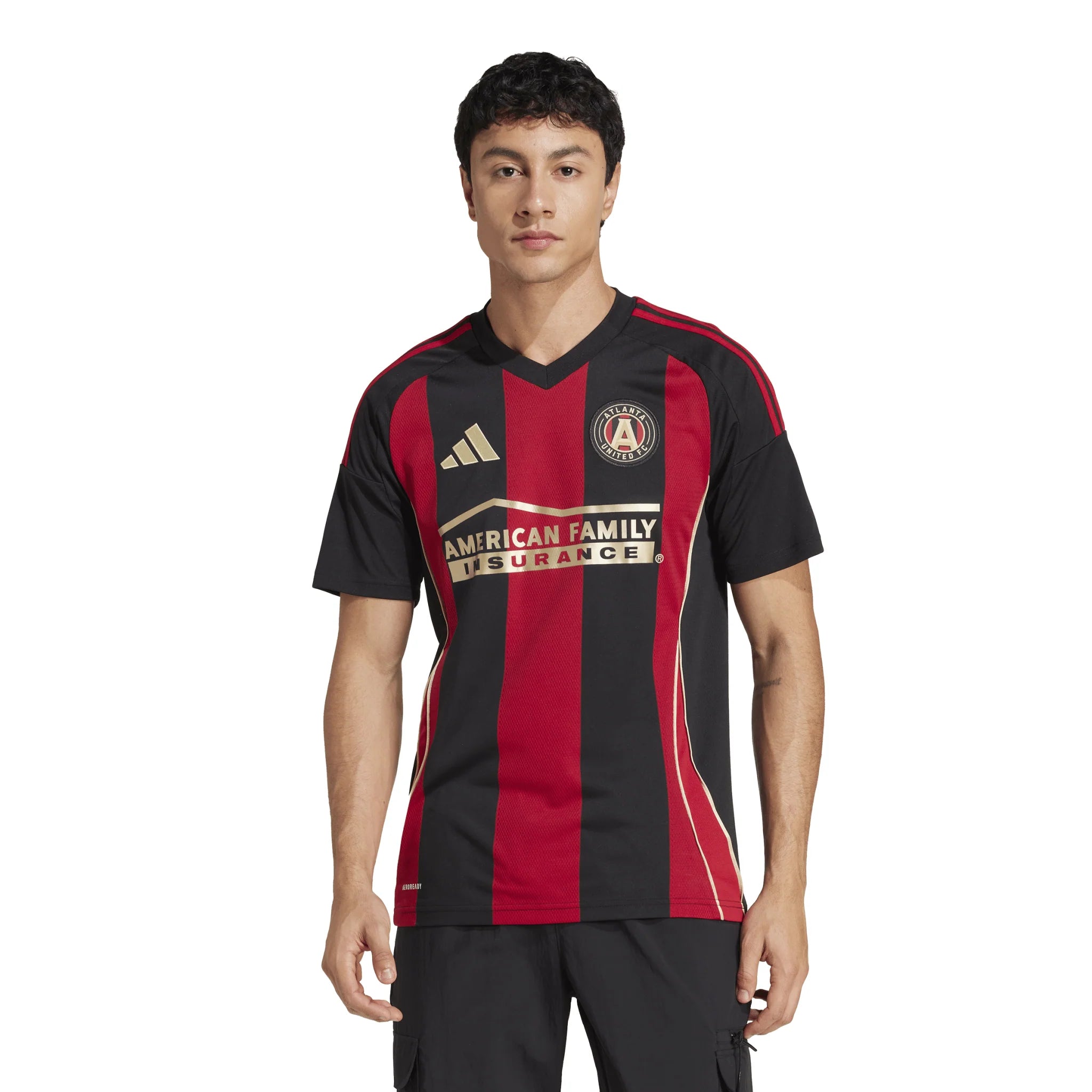 adidas Mens Atlanta United Home Jersey 25 Black