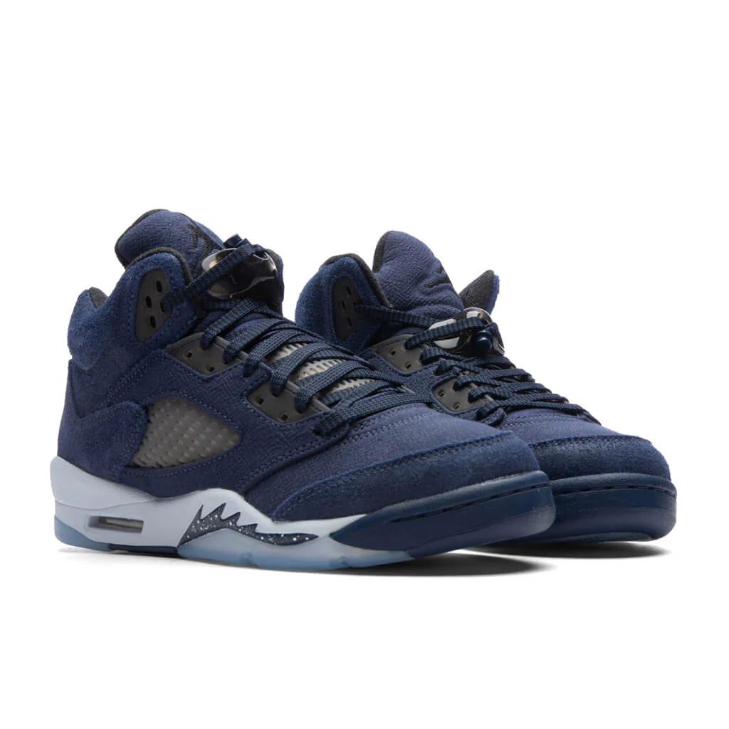 Air Jordan 5 Retro SE GS Midnight Navy Black Football Grey