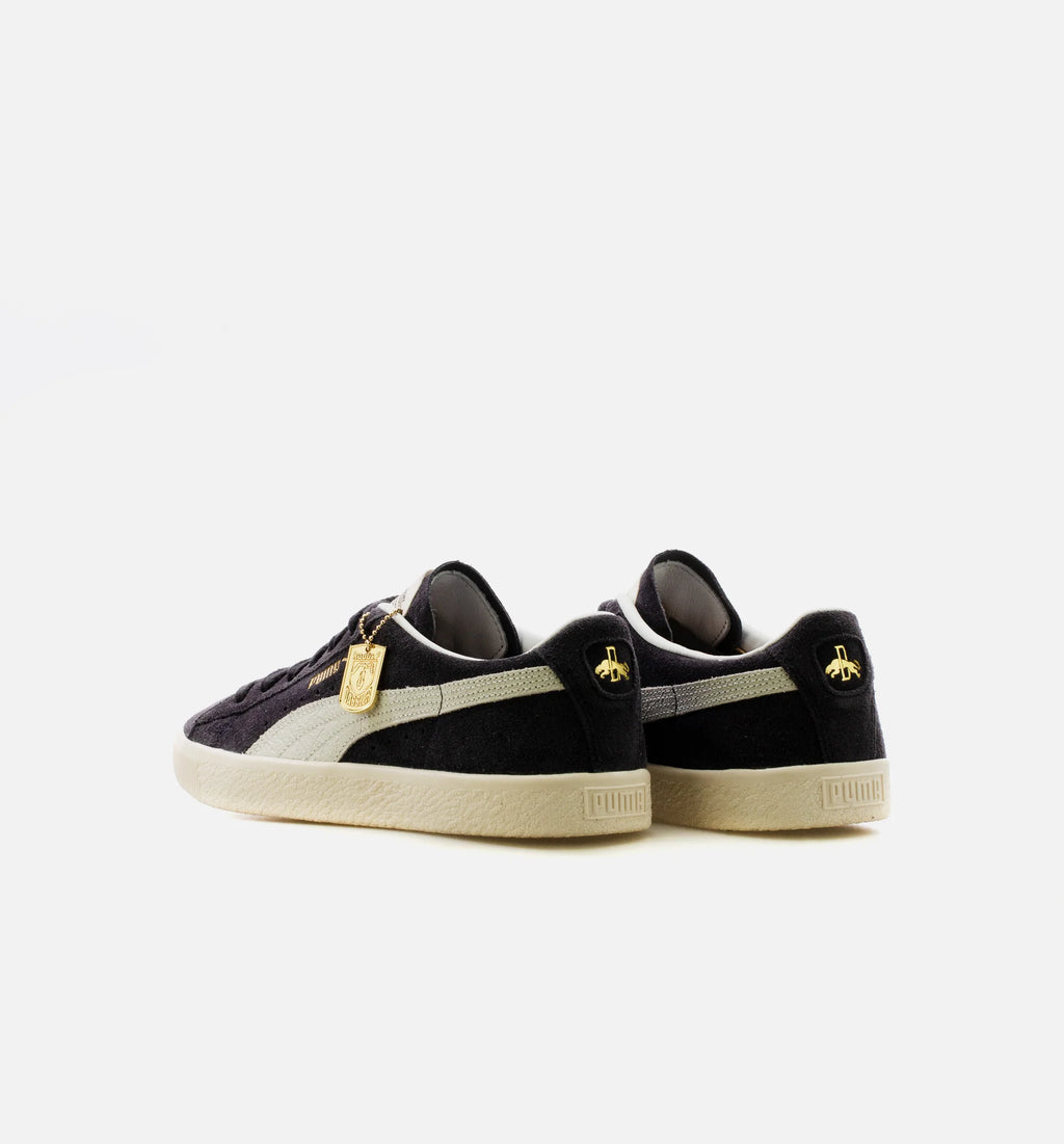Vintage Suede Mens Lifestyle Shoe Black White