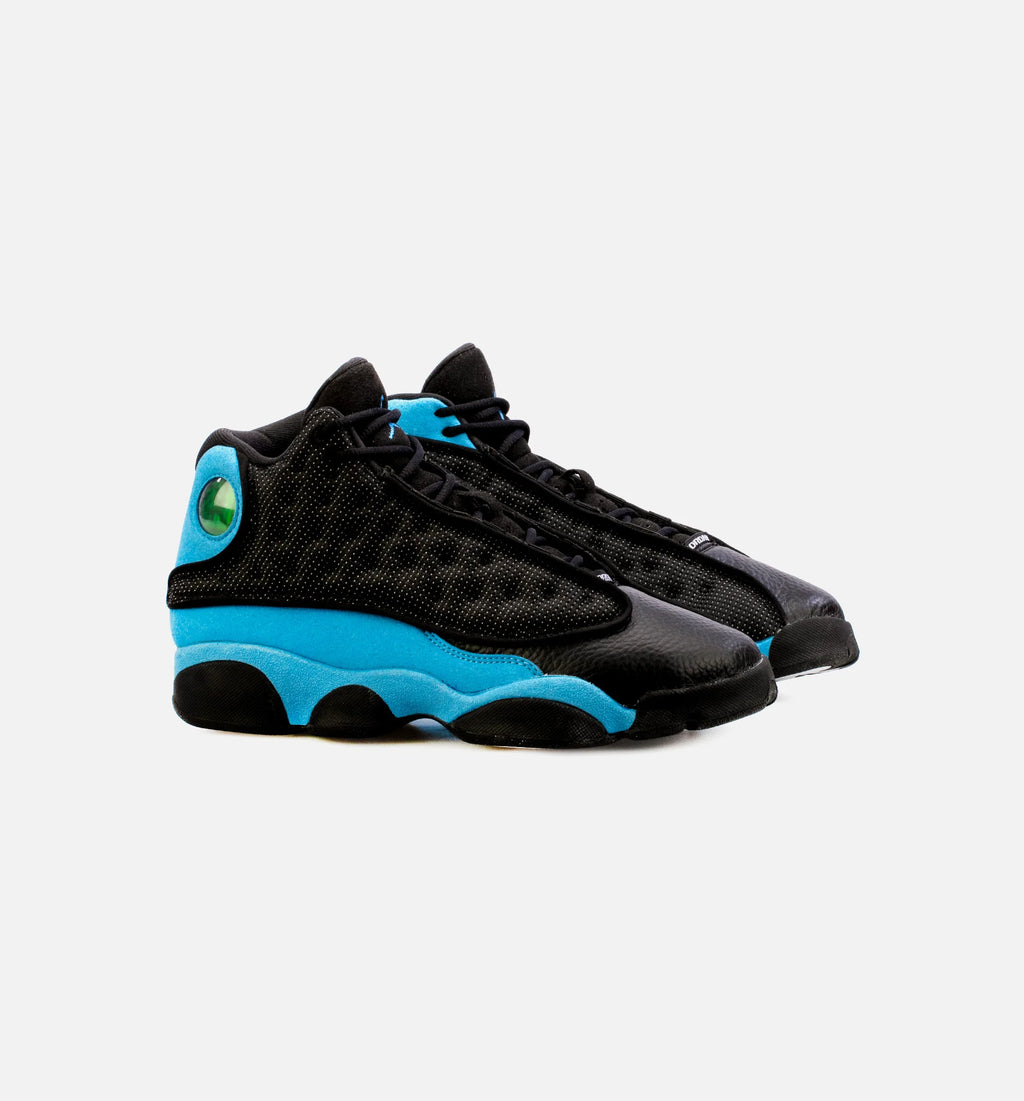 Air Jordan 13 Retro University Blue Grade School Lifestyle Shoe Black Blue