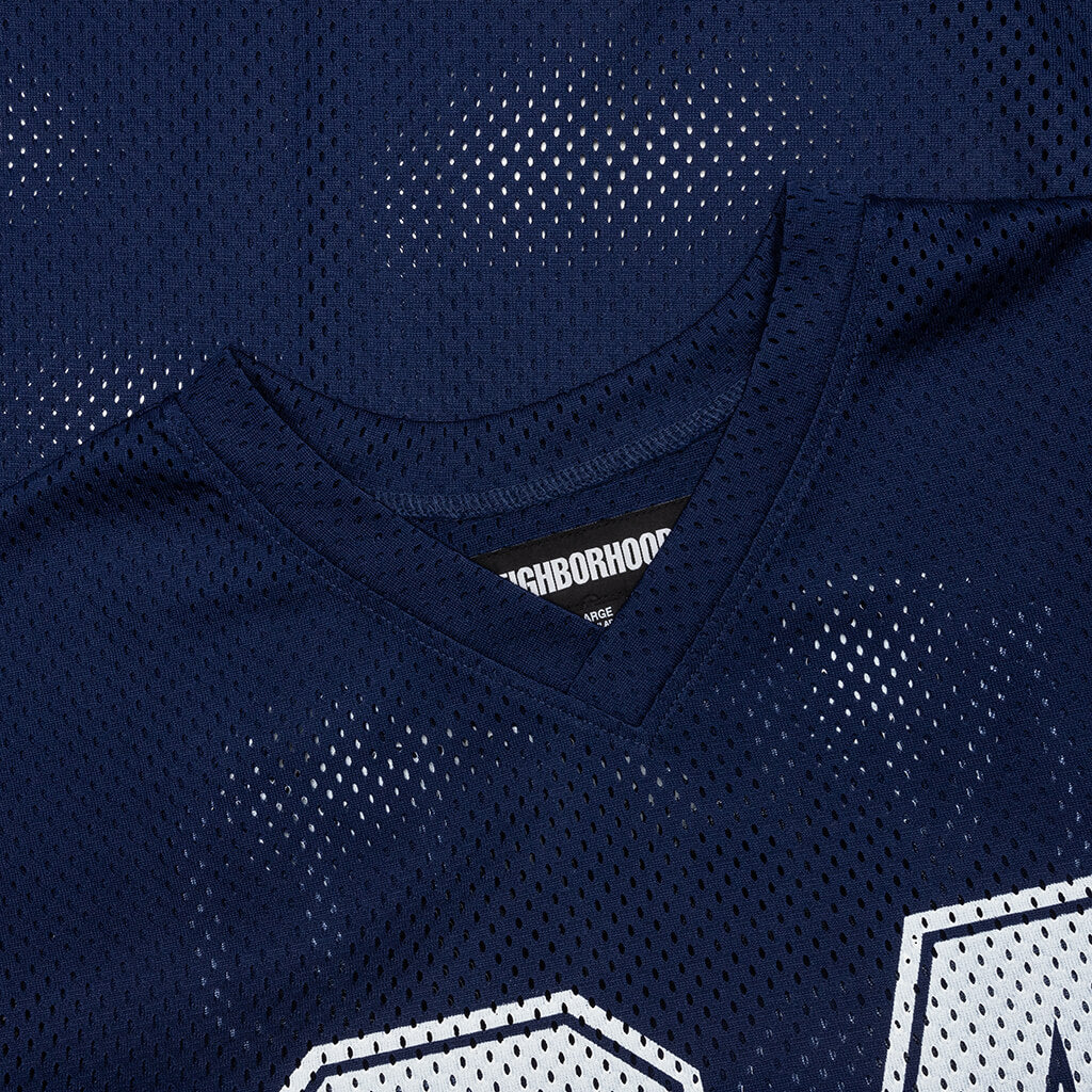 Hockey S S V Neck Navy