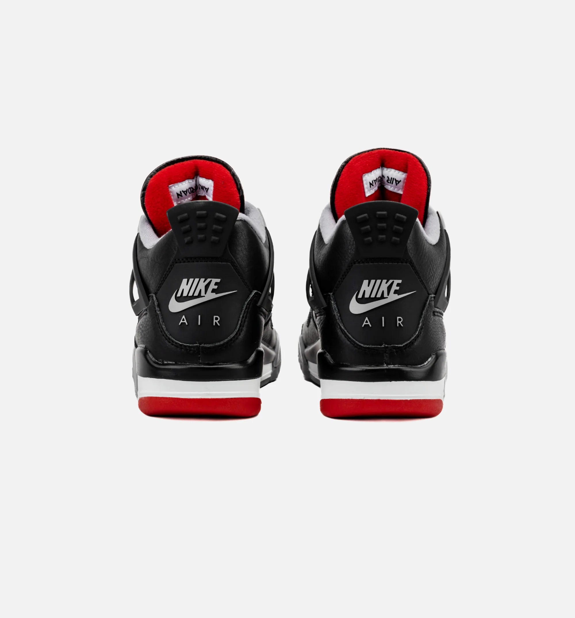 Air Jordan 4 Retro Bred Reimagined Grade School Lifestyle Shoe Black Fire Red Cement Grey Summit White