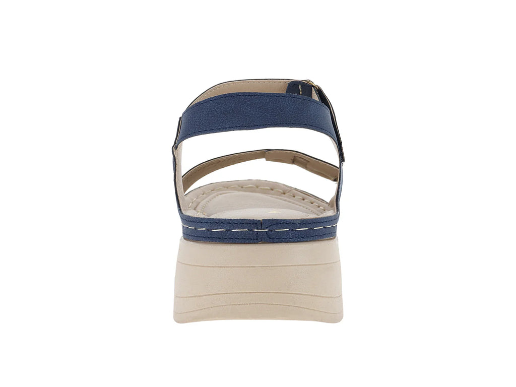 Sandalias Confort Monissima Azul Marino para Mujer