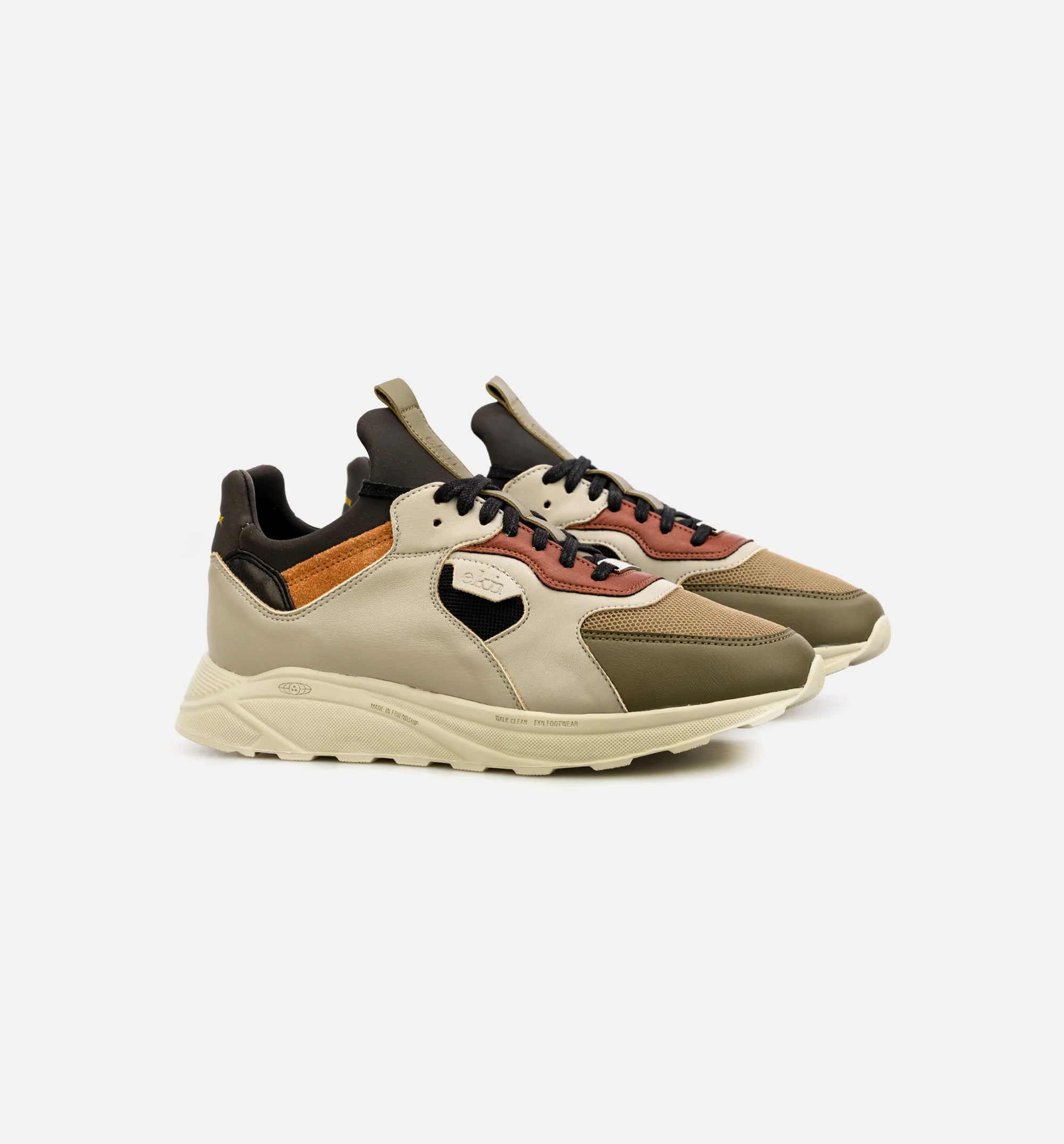 Larch Khaki Mens Lifestyle Shoe Beige Green