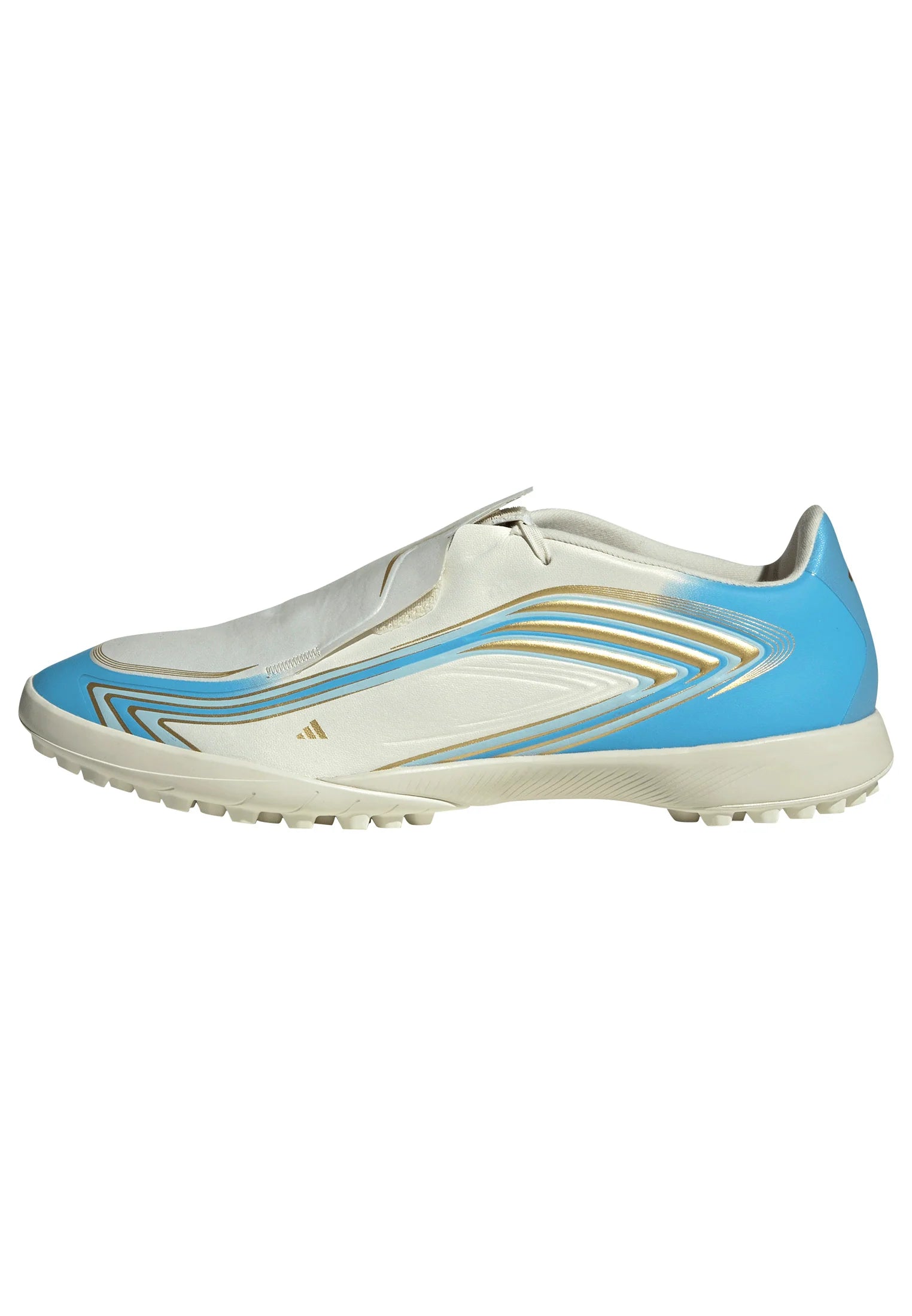 adidas F50 Messi League Turf Mens Soccer Cleats Ivory Blue