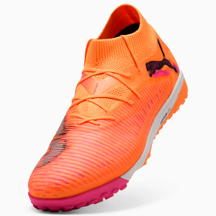 PUMA Future 8 Pro Cage Mens Soccer Shoes Orange Black