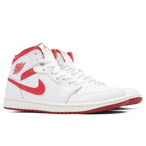 Air Jordan 1 Mid SE White Lobster Dune Red