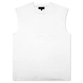 Textured Jersey Sleeveless White