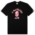 ABC Camo College Tee Black Pink