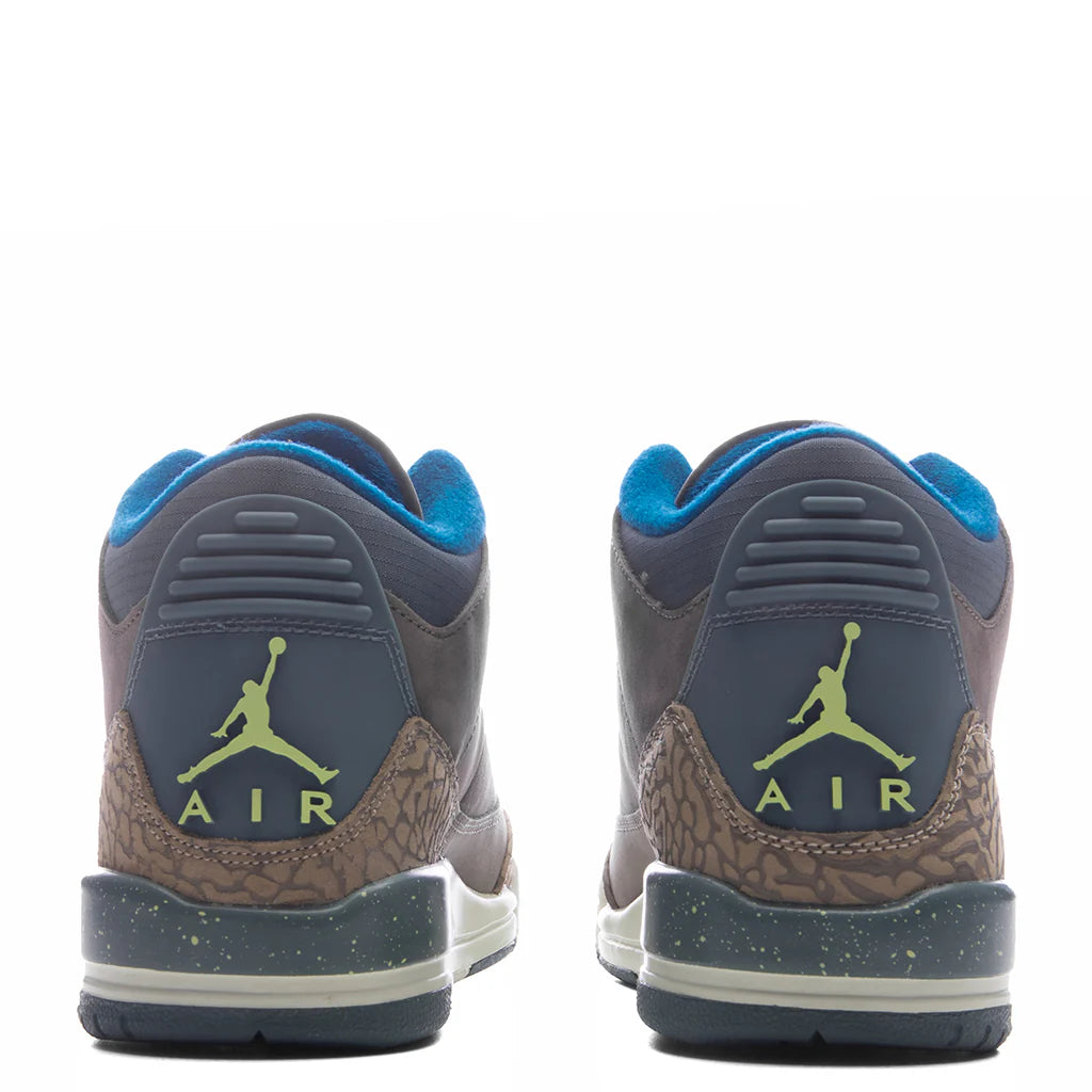 Air Jordan 3 Retro We Outside GS Olive Grey Green Abyss Khaki