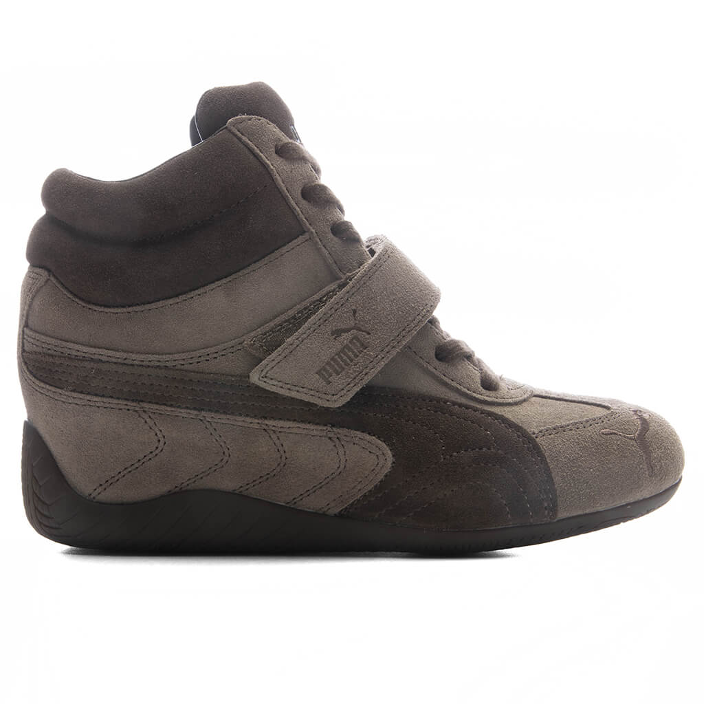 Womens Speedcat Wedge Totally Taupe Chocolate