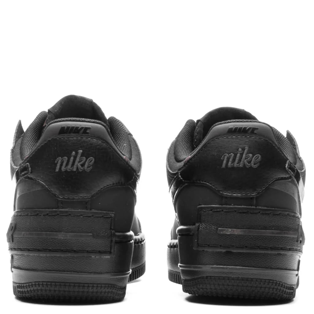 Womens Air Force 1 Shadow Black Anthracite Velvet Brown