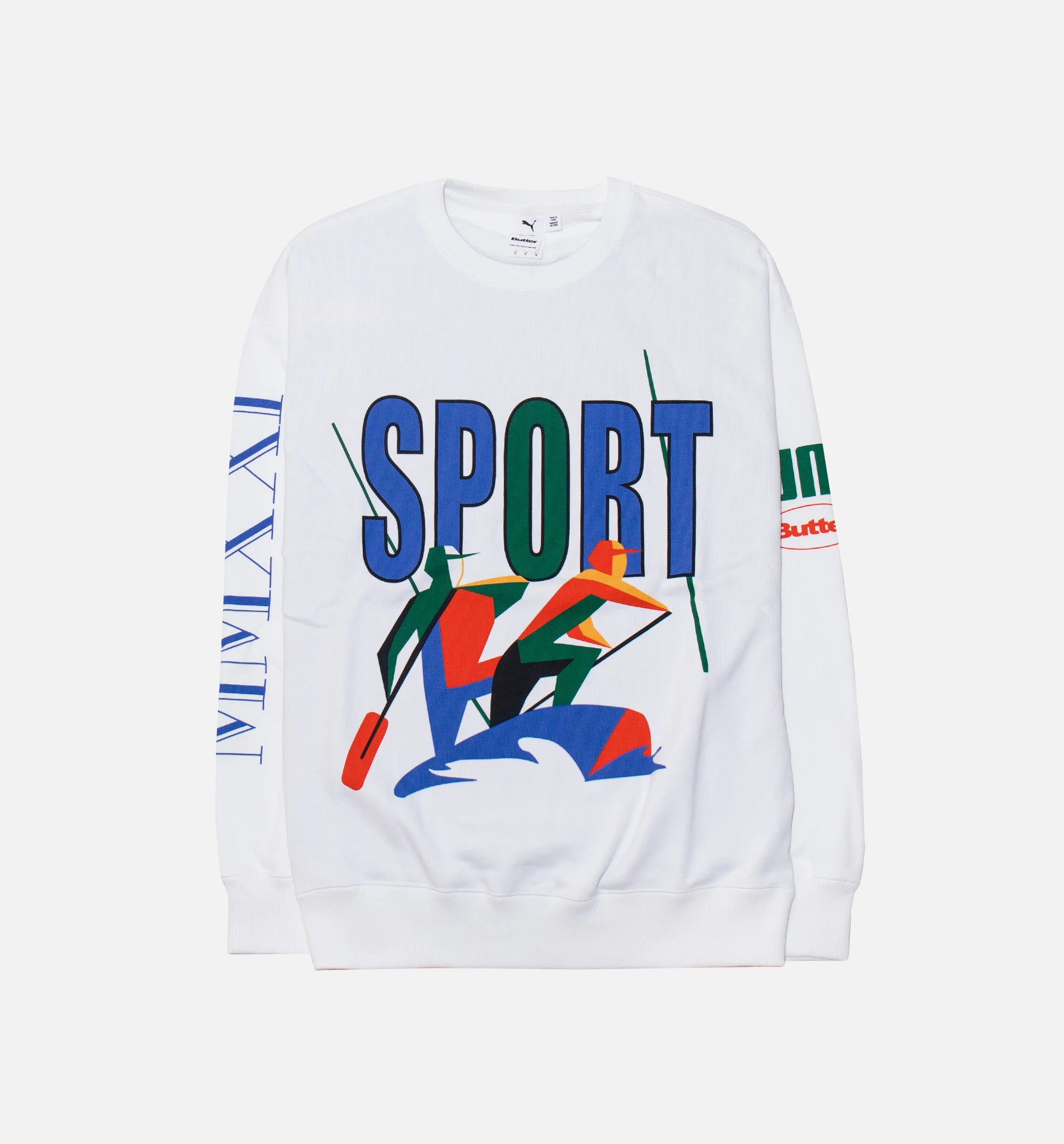 X Butter Goods Crew Mens Crew White