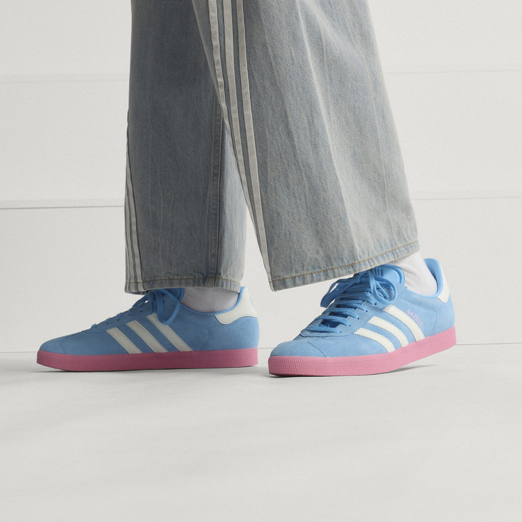 adidas Gazelle Inter Miami CF Shoes Light Blue White