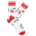 Saint Michael x Born x Raised Saint Sinner Socks White Red