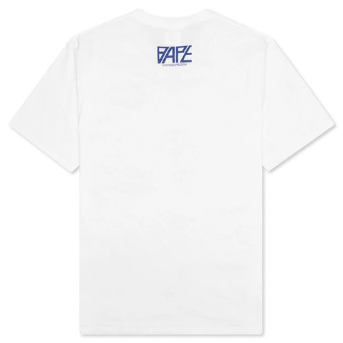 Bape Logo Monogram Tee White