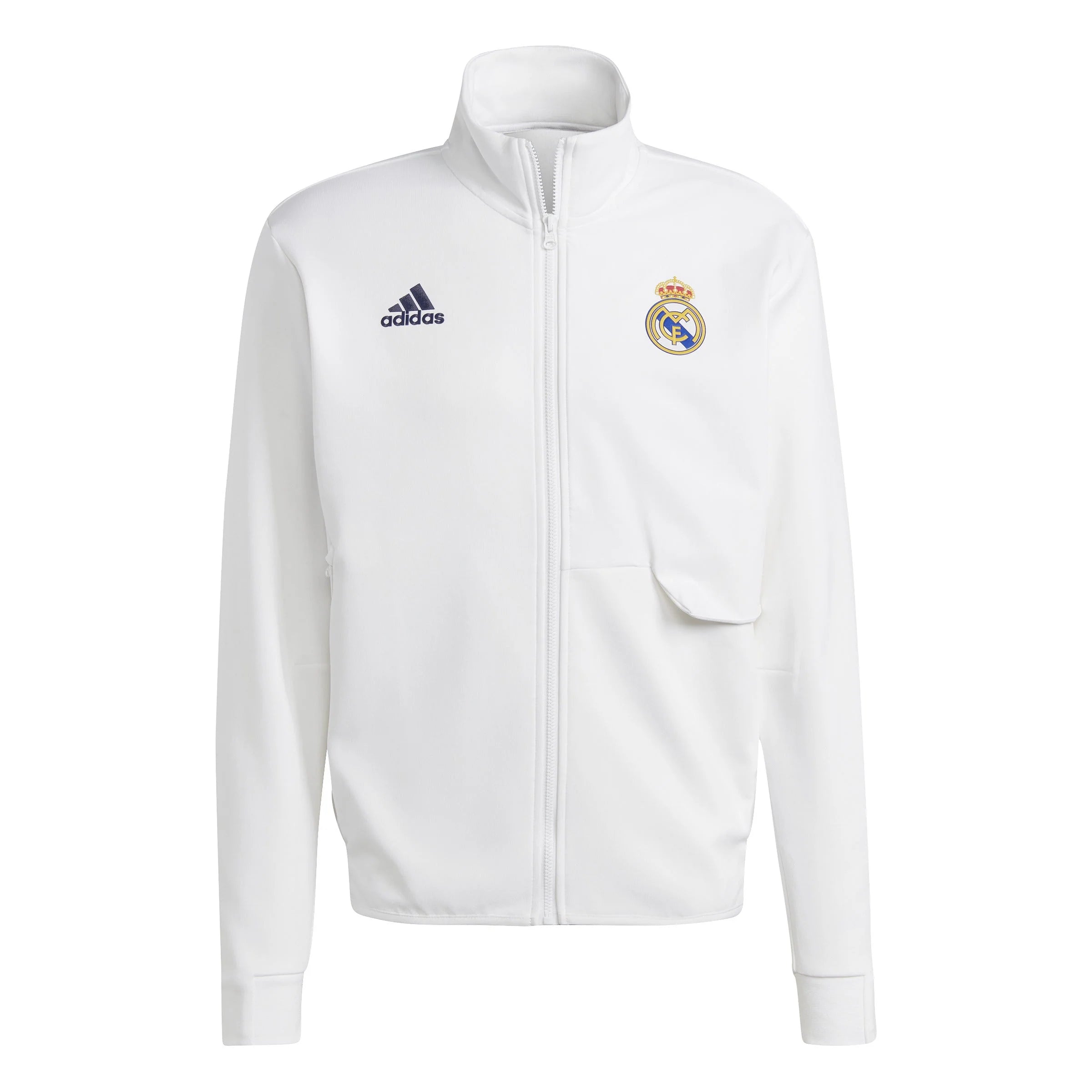 adidas Real Madrid Anthem Jacket White