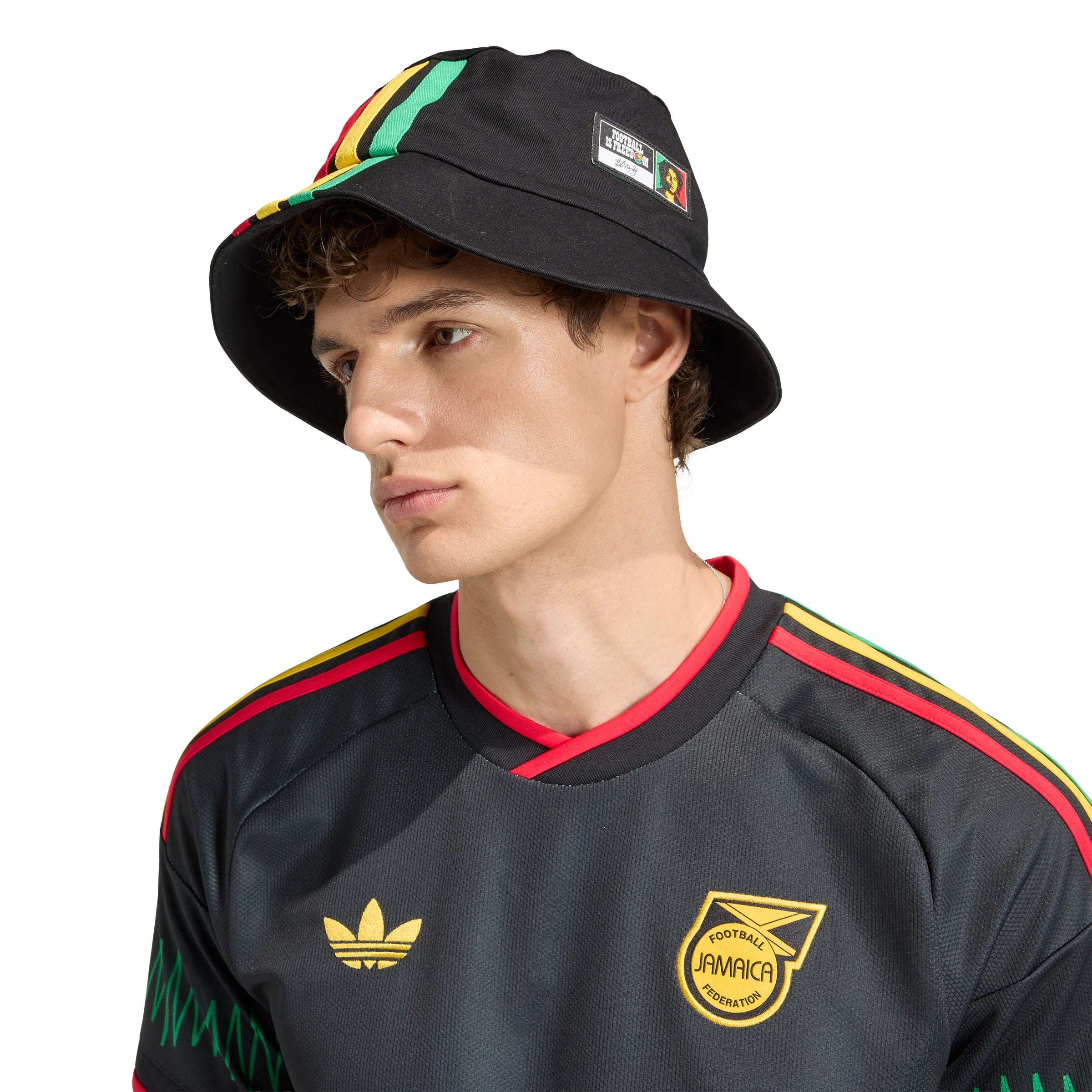 adidas Jamaica Away Mens Soccer Jersey 2026 Black