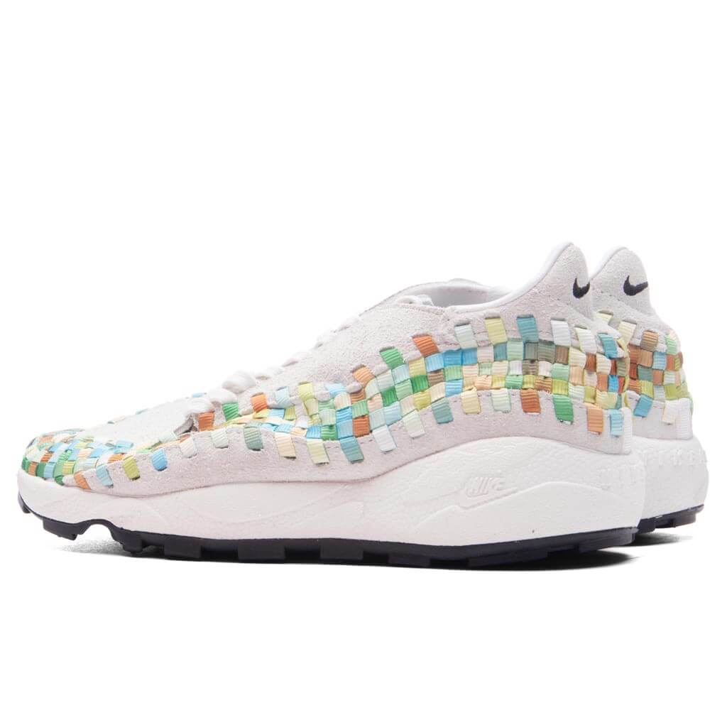 Womens Air Footscape Woven Summit White Black Multi Color
