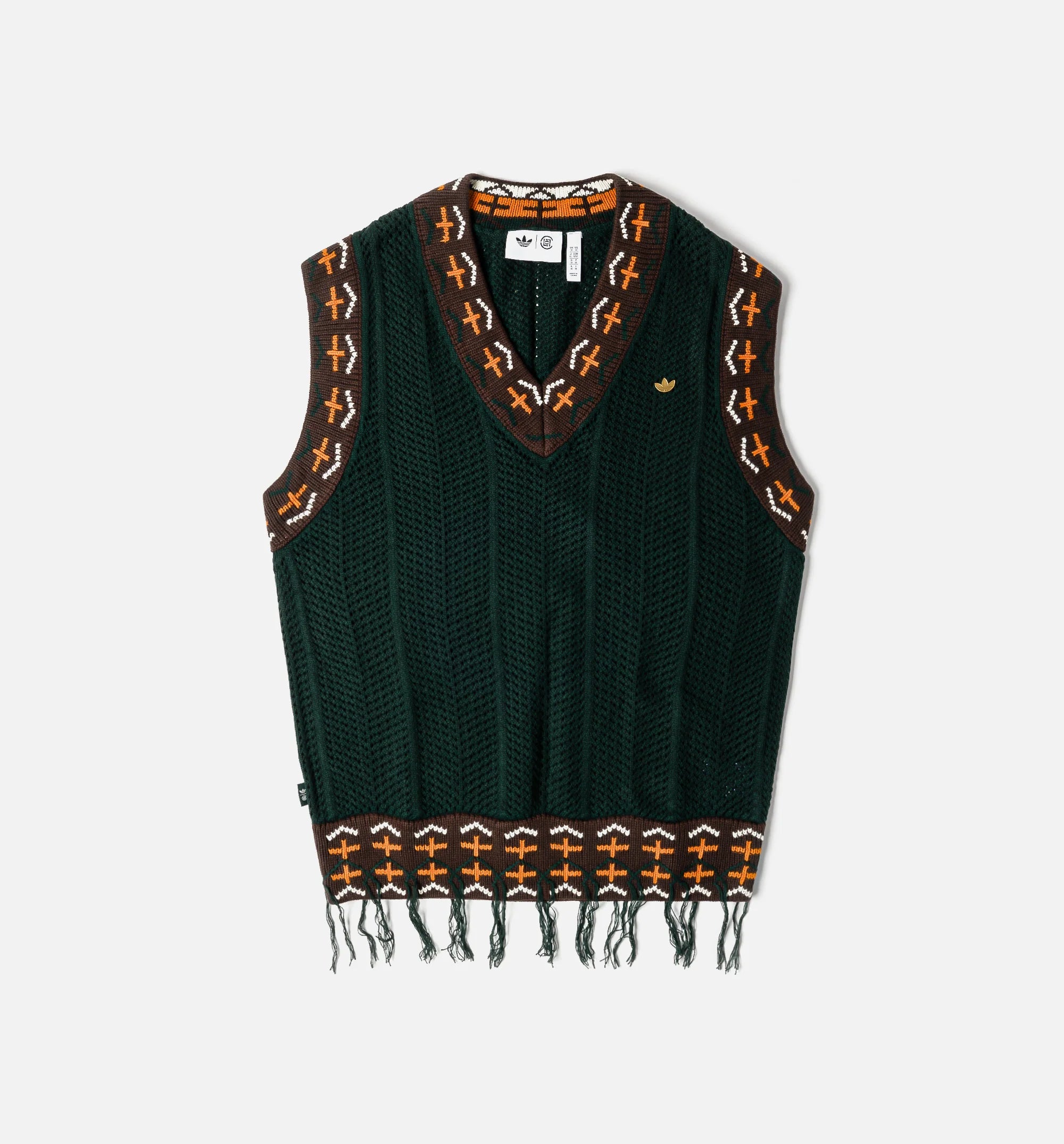 Clot x Adidas Knitted Womens Vest Green Night