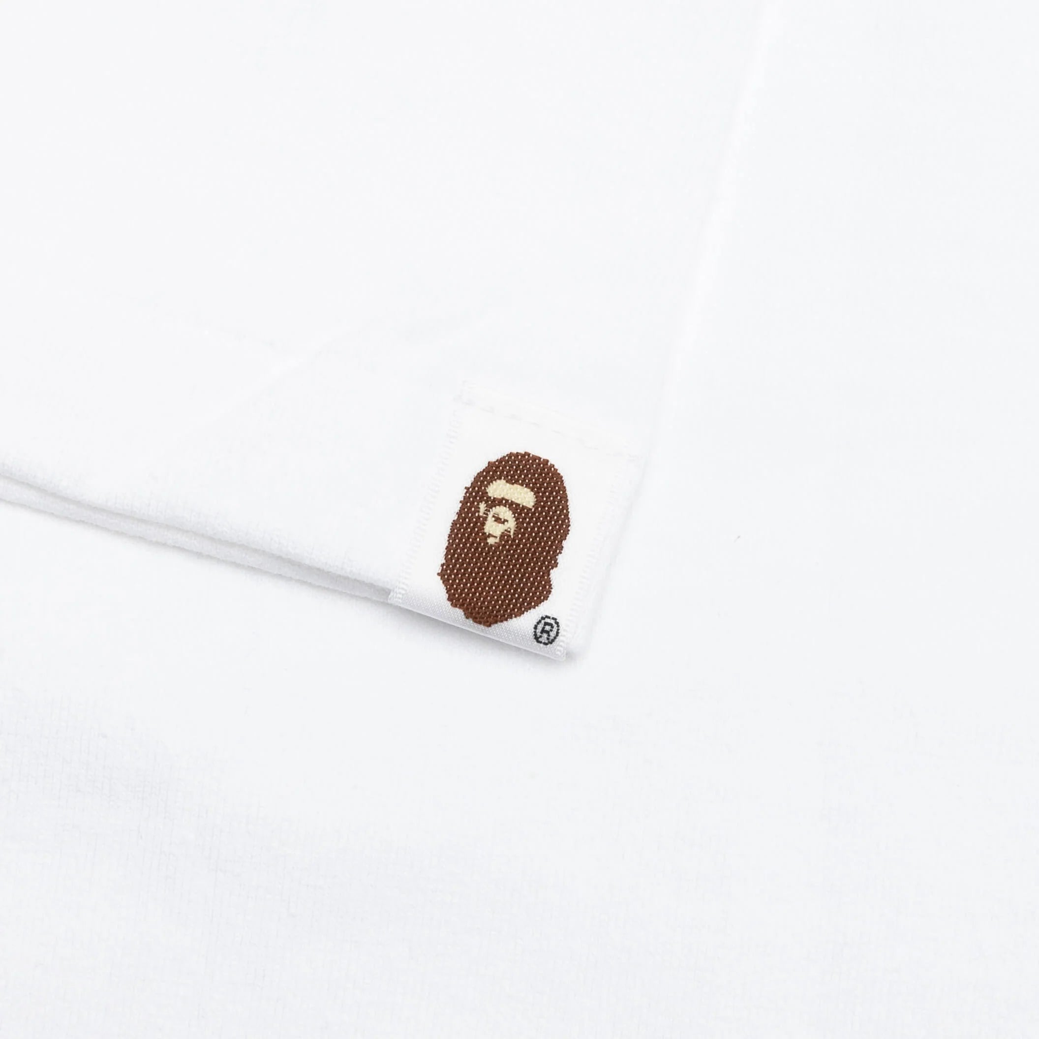 Color Camo Bathing Ape Tee White