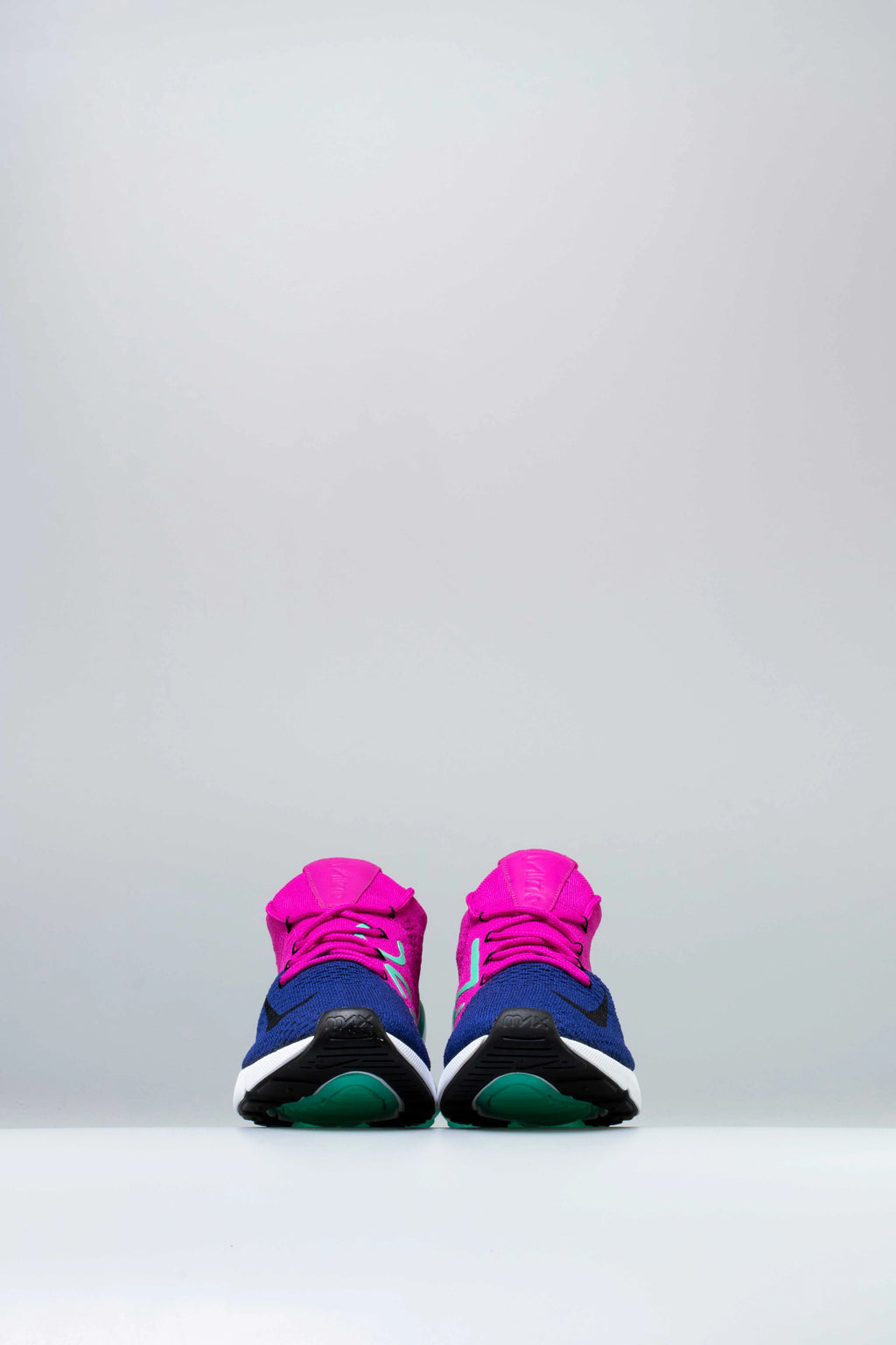 Air Max 270 Flyknit Mens Shoe Deep Royal Blue Black Fuchsia Flash