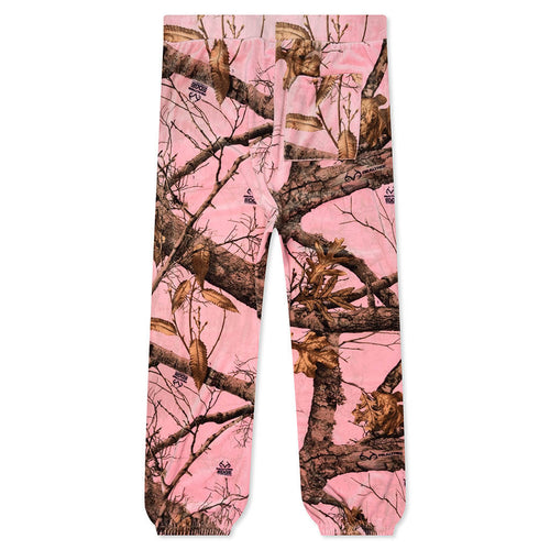 Pleasures x Juicy Couture Realtree Velour Track Pants Pink Edge