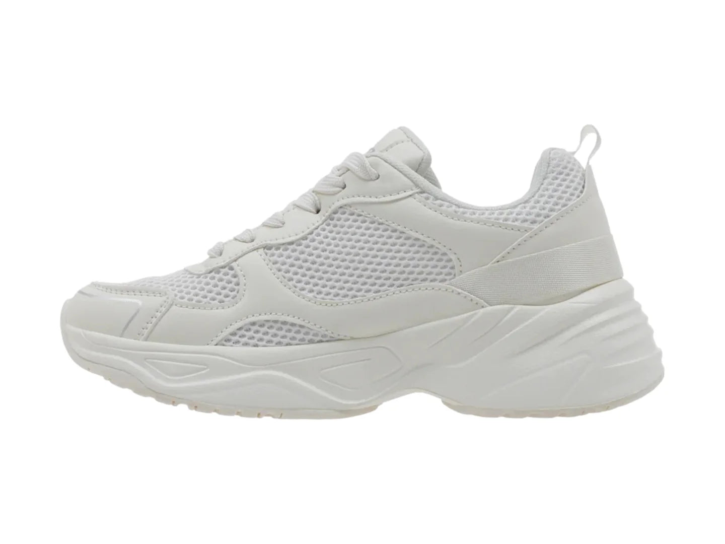 Tenis Lotto Galanty Beige y Gris para Mujer