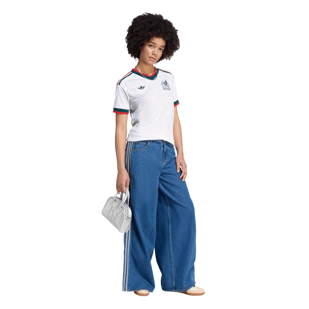 adidas Mexico Away Womens Soccer Jersey 2026 White