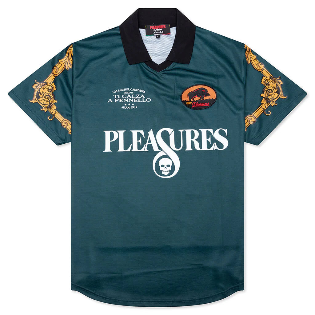 Carlo Soccer Jersey Dark Green
