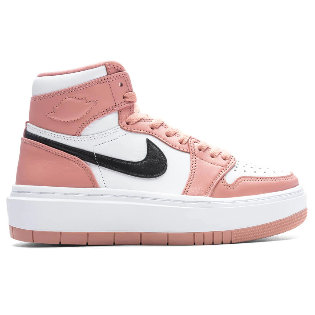Womens Air Jordan 1 Elevate High Red Stardust Black White