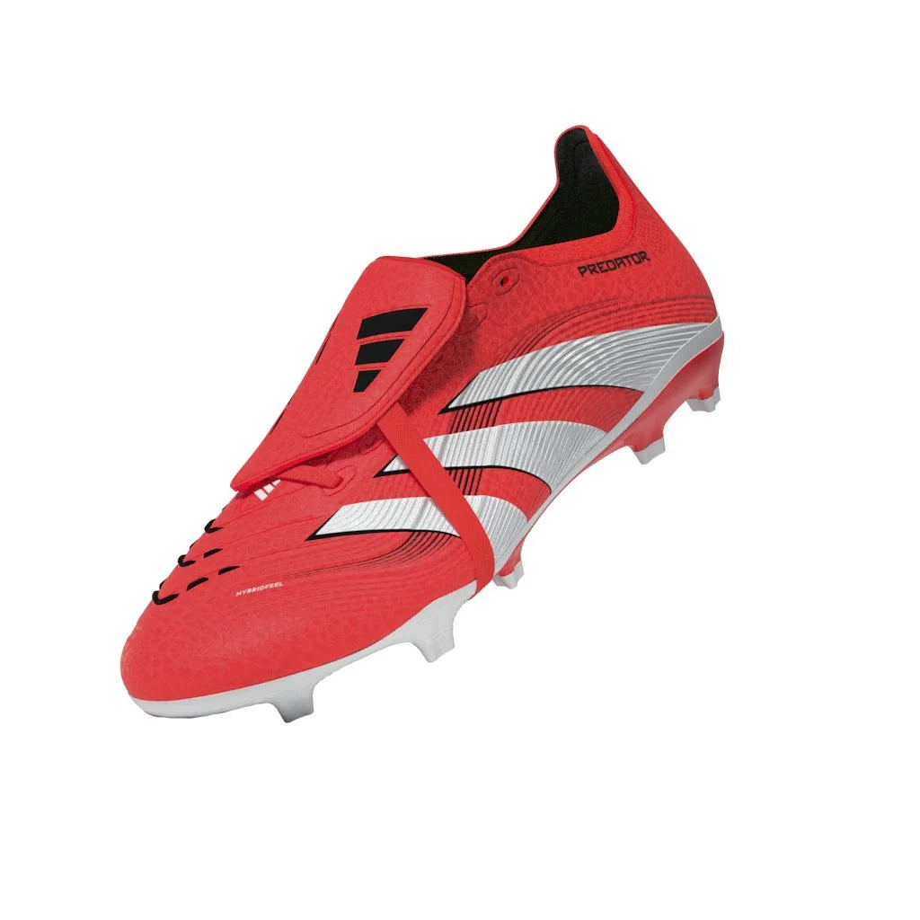 adidas Predator League Fold Over Tongue Firm Multi Ground Boots Red White