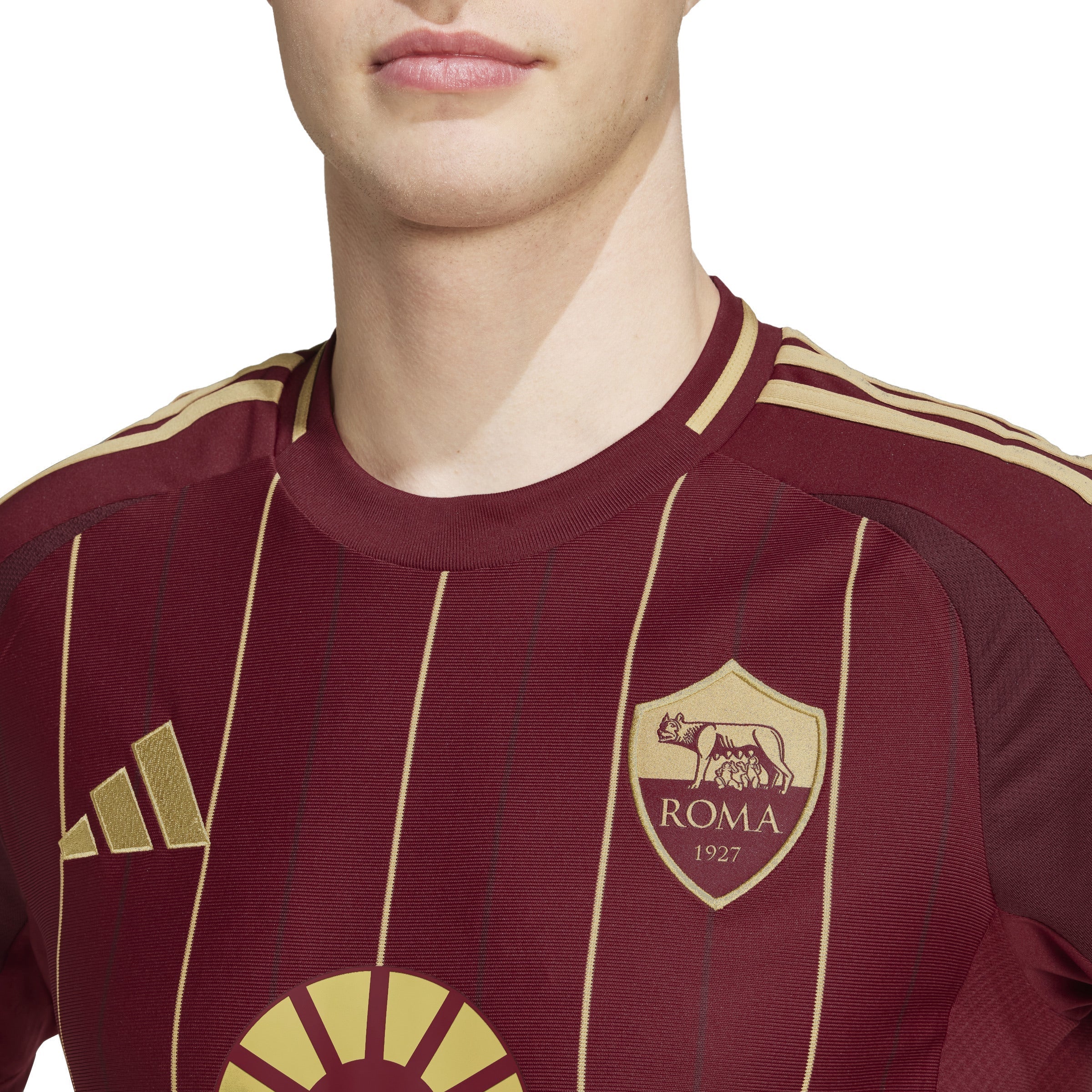 adidas Mens AS Roma Home Jersey 24 25
