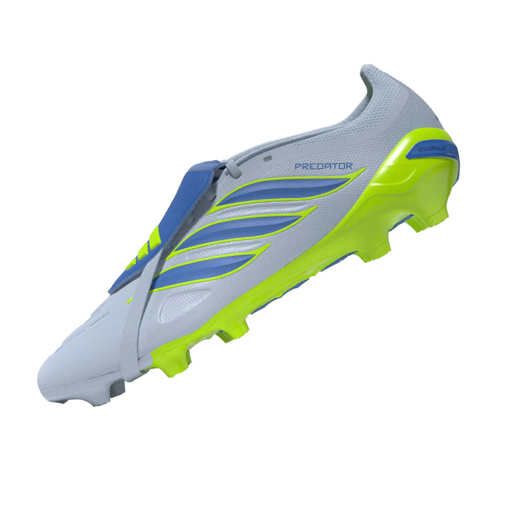 adidas Predator League Fold Over Tongue FG Firm Ground Mens Soccer Cleats Sky Blue Yellow