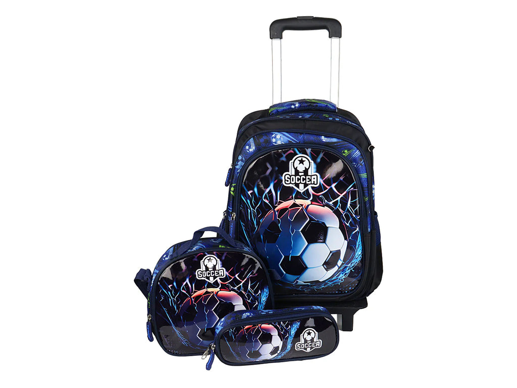 Mochila Terry Rodante Azul para Niño