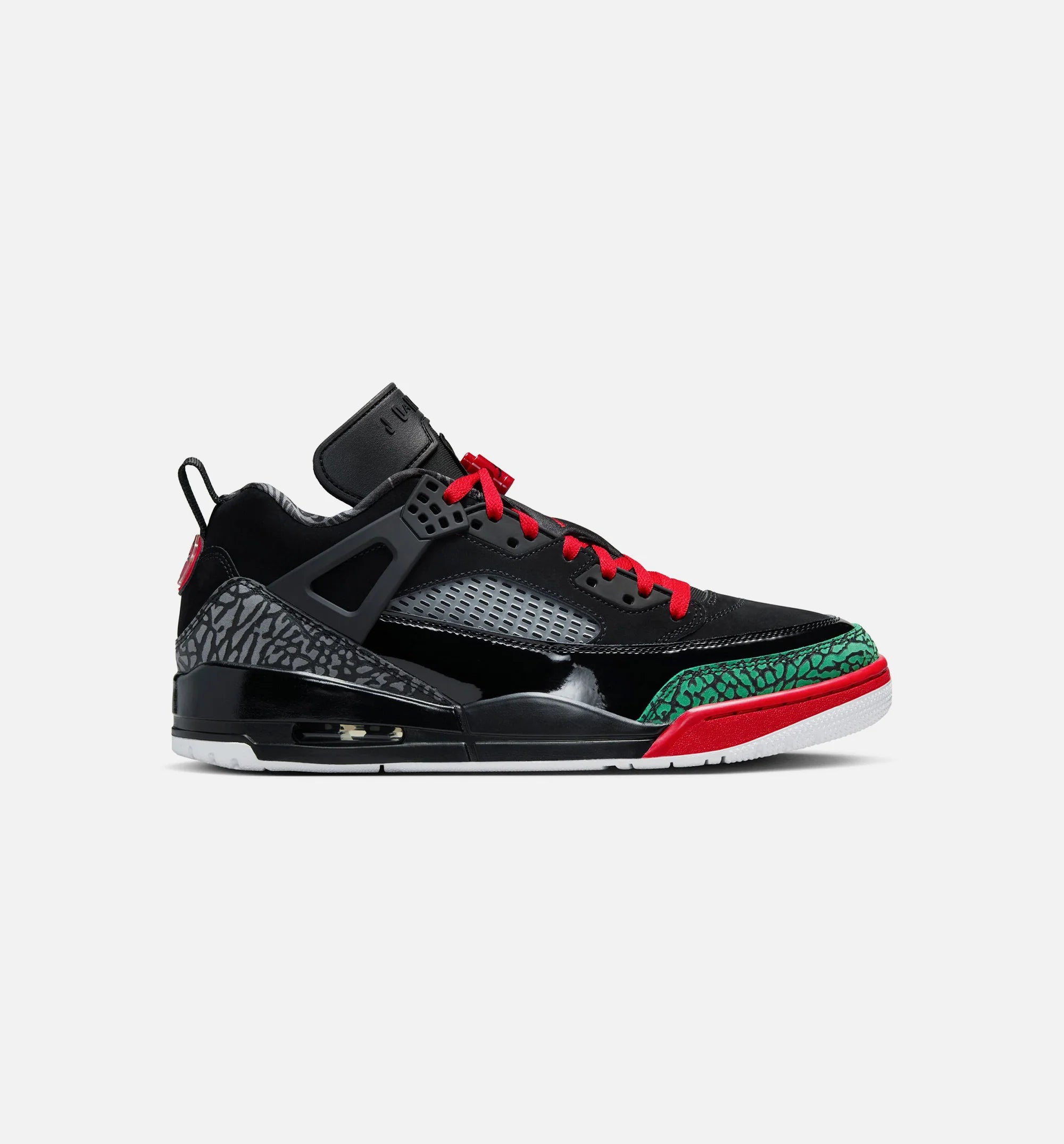 Spizike Low Mens Lifestyle Shoe Black Classic Green White Varsity Red