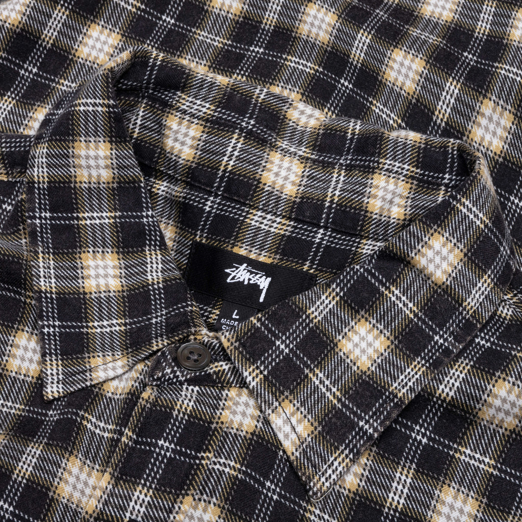 Matthew Plaid Shirt Black
