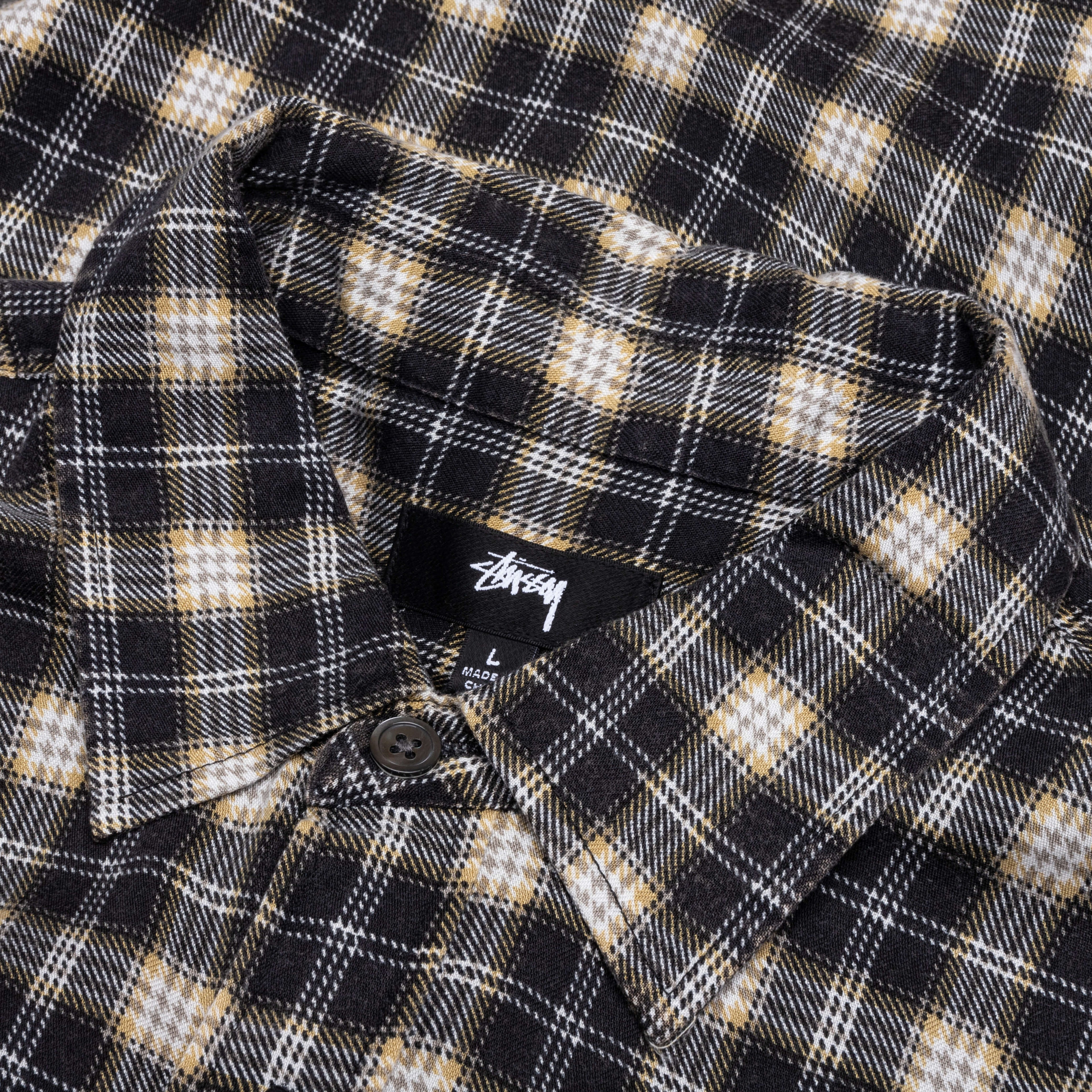Matthew Plaid Shirt Black