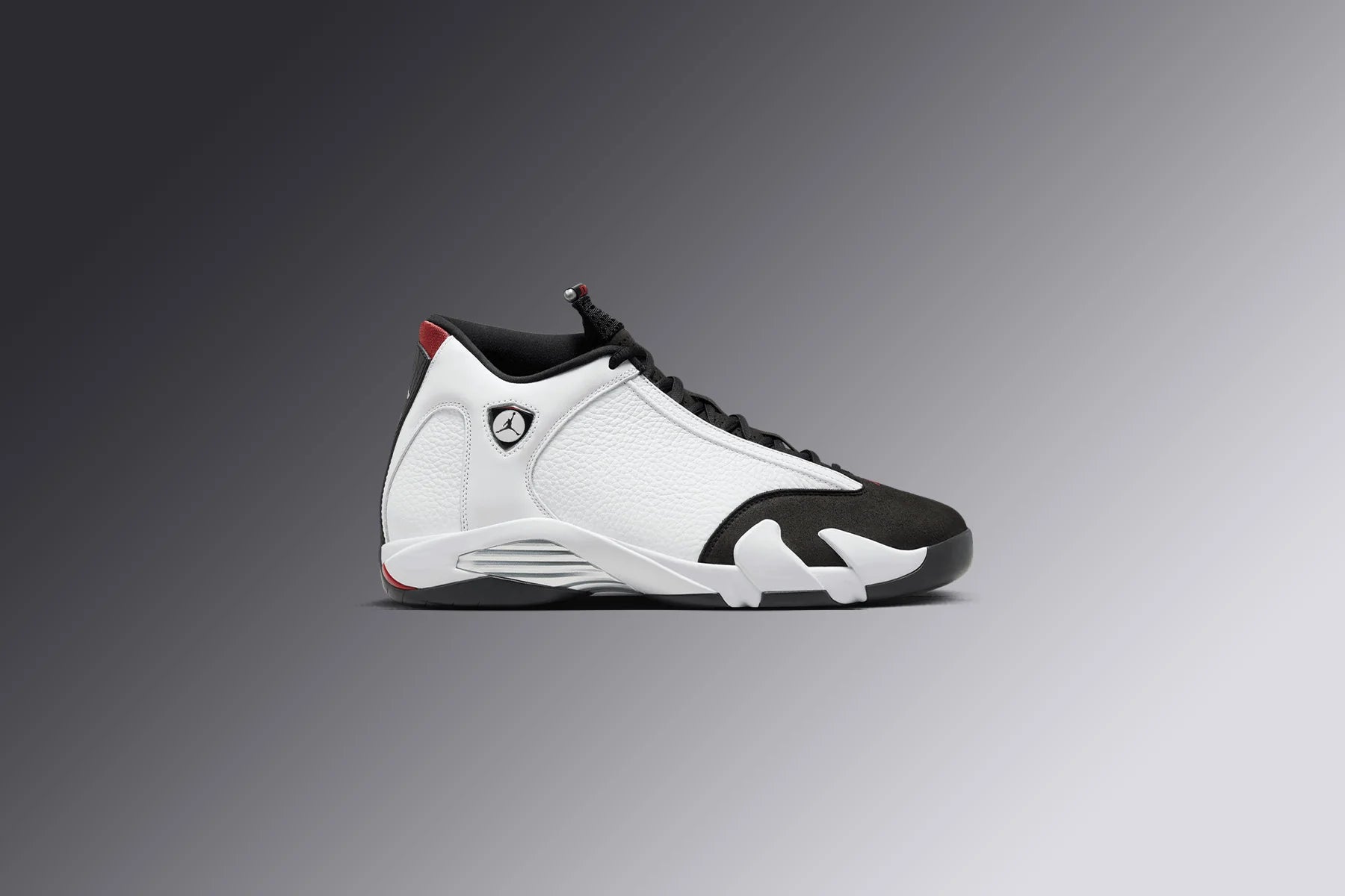 Air Jordan 14 Retro GS White Varsity Red Black Metallic Silver