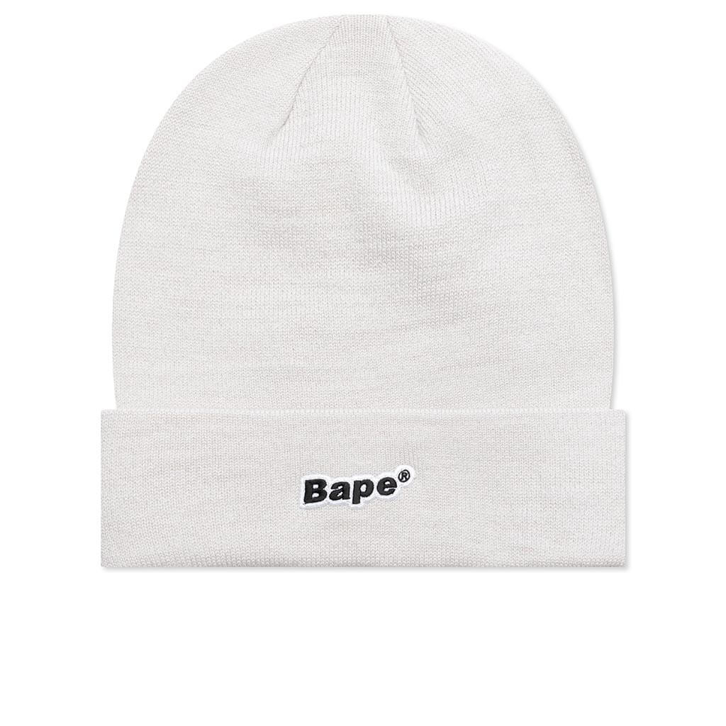 Bape Patch Knit Cap Gray