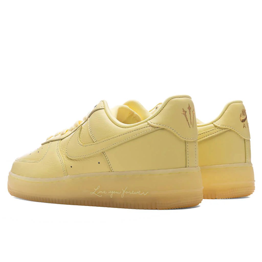 Nike x NOCTA Certified Lover Boy Air Force 1 Low Citron Tint Cobalt Tint Metallic Silver