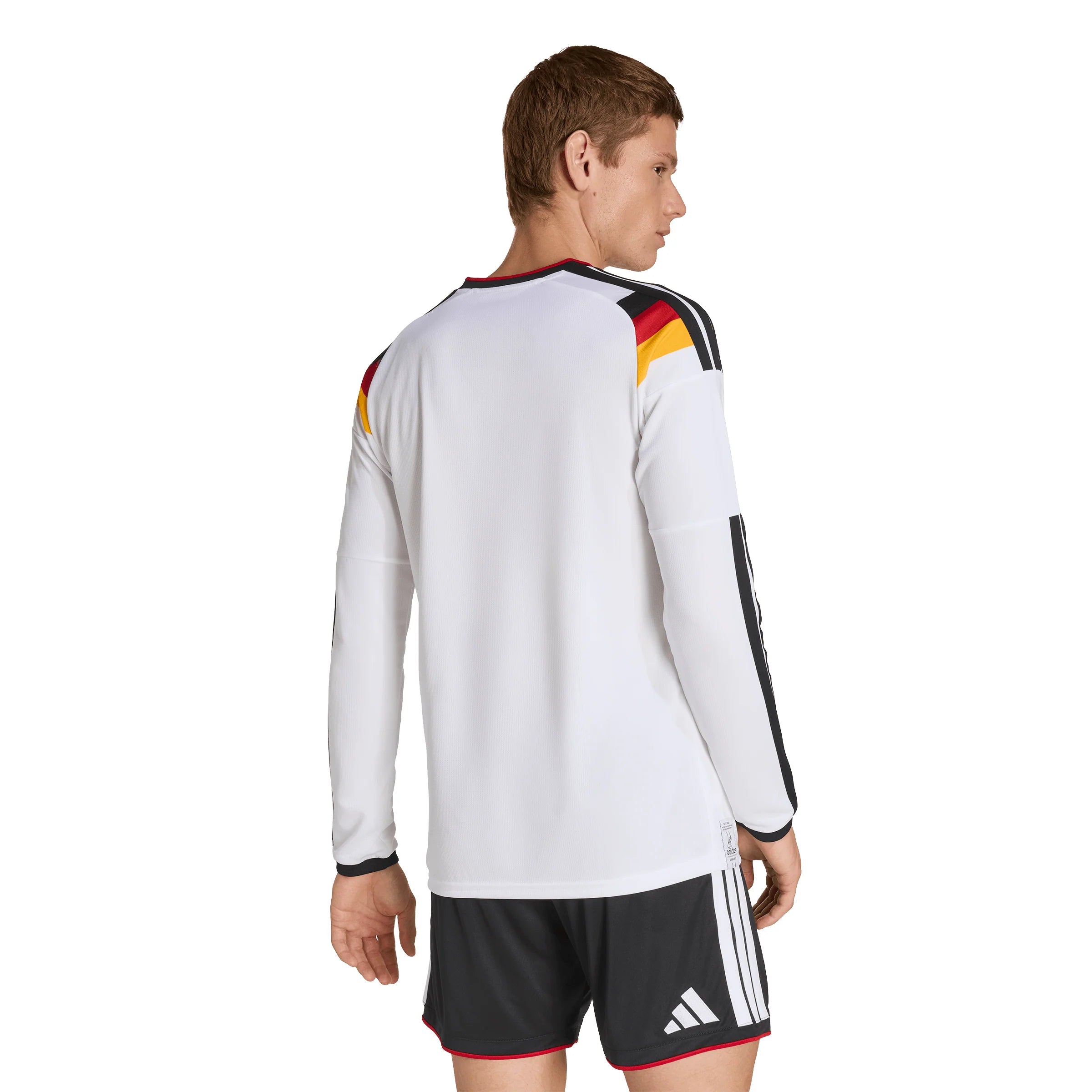 adidas Germany Home Long Sleeve Mens Soccer Jersey 26 White