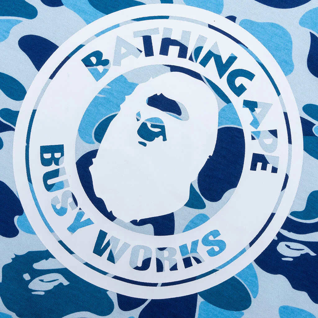 Kids ABC Camo Busy Works Tee Blue