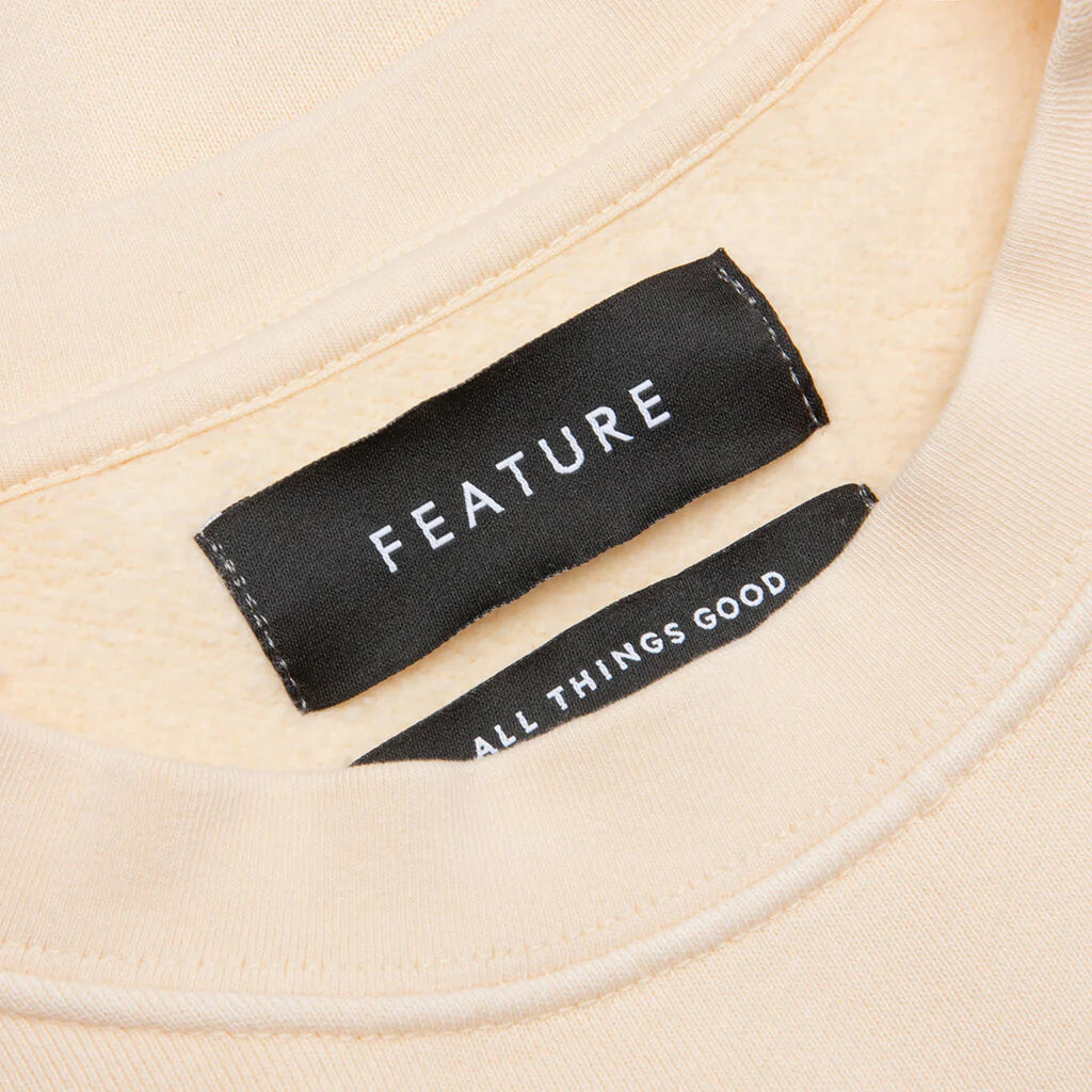 Multi ATG Crewneck Almond Oil