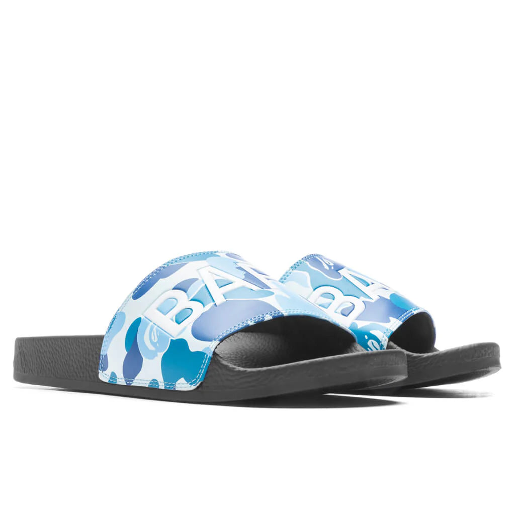 Abc Camo Slide Sandals Blue