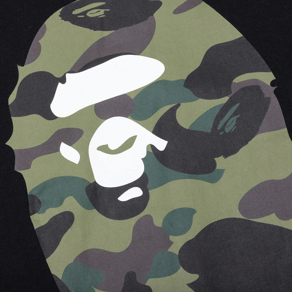 1st Camo by Bathing Ape Tee Black Green