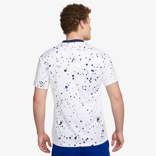 Nike USMNT 2023 Stadium Home Mens Jersey White Metallic Gold