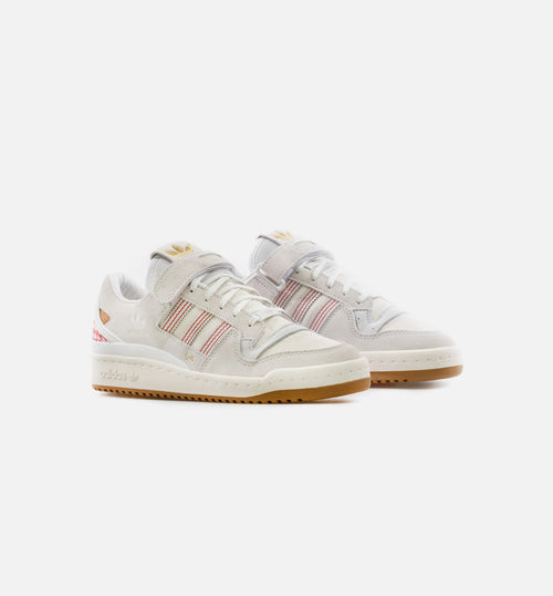 Forum 84 Low Mens Lifestyle Shoe Cream Red